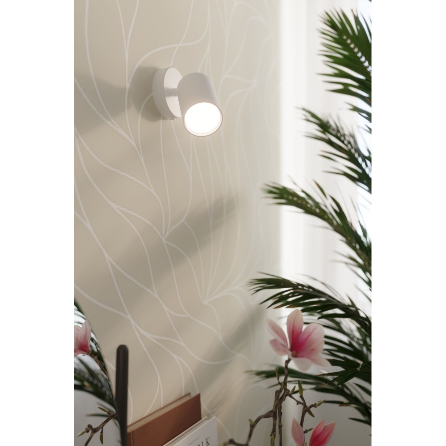 Väggmonterad spotlight LEMMI 1xGU10/40W/230V vit