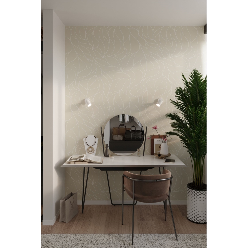 Väggmonterad spotlight LEMMI 1xGU10/40W/230V vit