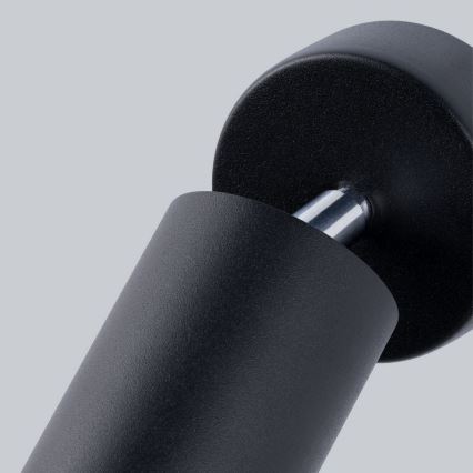 Väggmonterad spotlight LEMMI 1xGU10/40W/230V svart