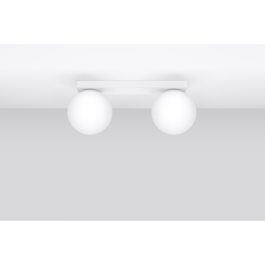 Taklampa YOLI 2xG9/12W/230V vit