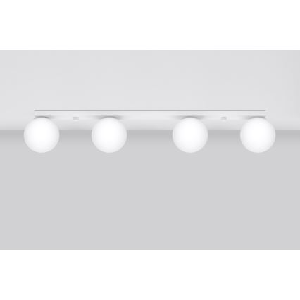 Taklampa YOLI 4xG9/12W/230V vit