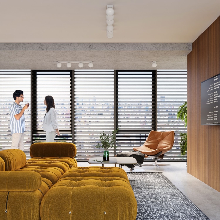 Taklampa YOLI 6xG9/12W/230V vit