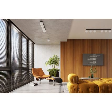 Taklampa YOLI 4xG9/12W/230V svart