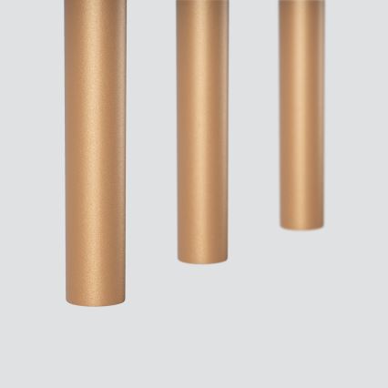 Ljuskrona med textilsladd PASTELO 3xG9/8W/230V guld