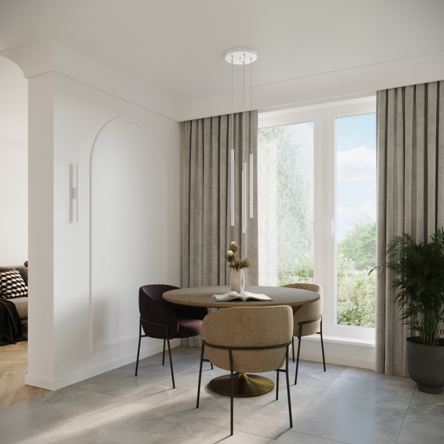 Vägglampa PASTELO 2xG9/8W/230V vit