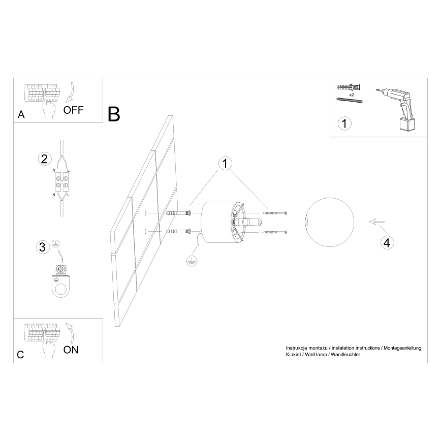 Väggspotlight BOOMO 1xG9/8W/230V bok