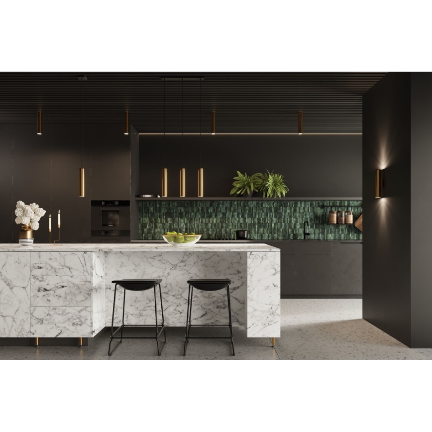 Spotlight LAGOS 1xGU10/10W/230V 30 cm guld