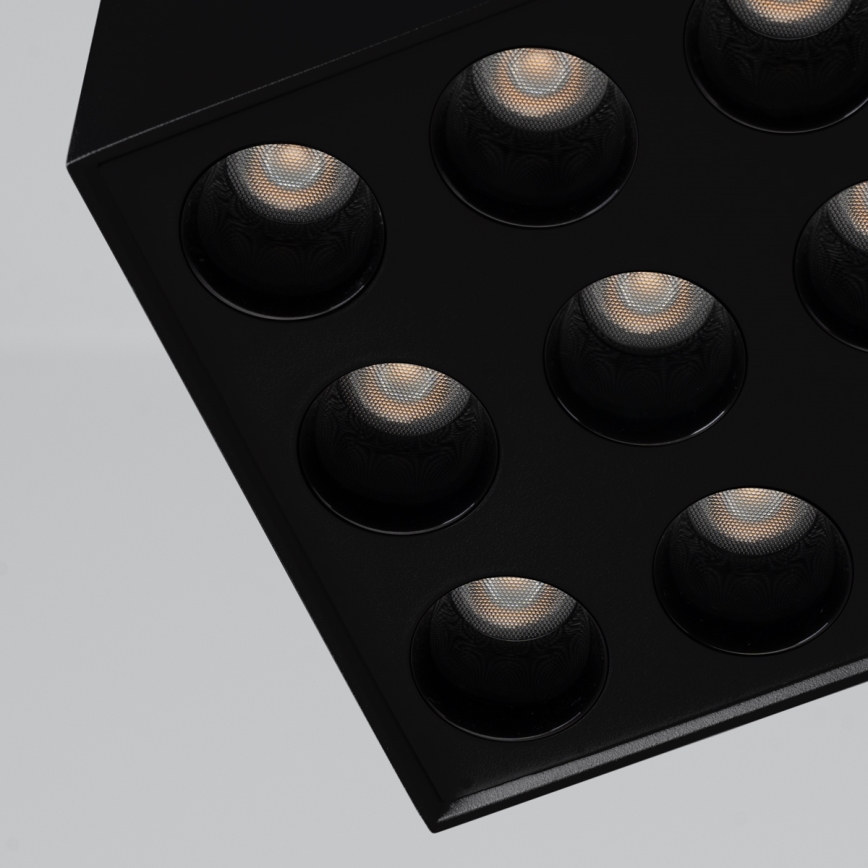 LED spotlight OZZY LED/16W/230V svart