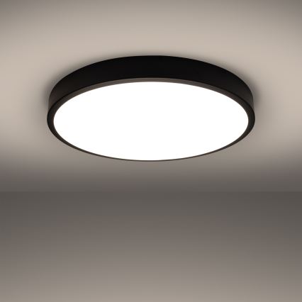 LED-taklampa ONYX LED/48 W/230 V Ø 60 cm svart