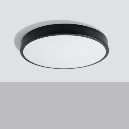 LED-taklampa ONYX LED/48 W/230 V Ø 60 cm svart