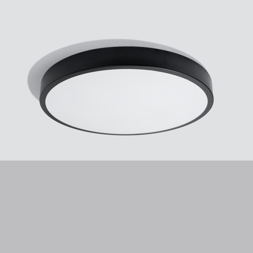 LED-taklampa ONYX LED/48 W/230 V Ø 60 cm svart