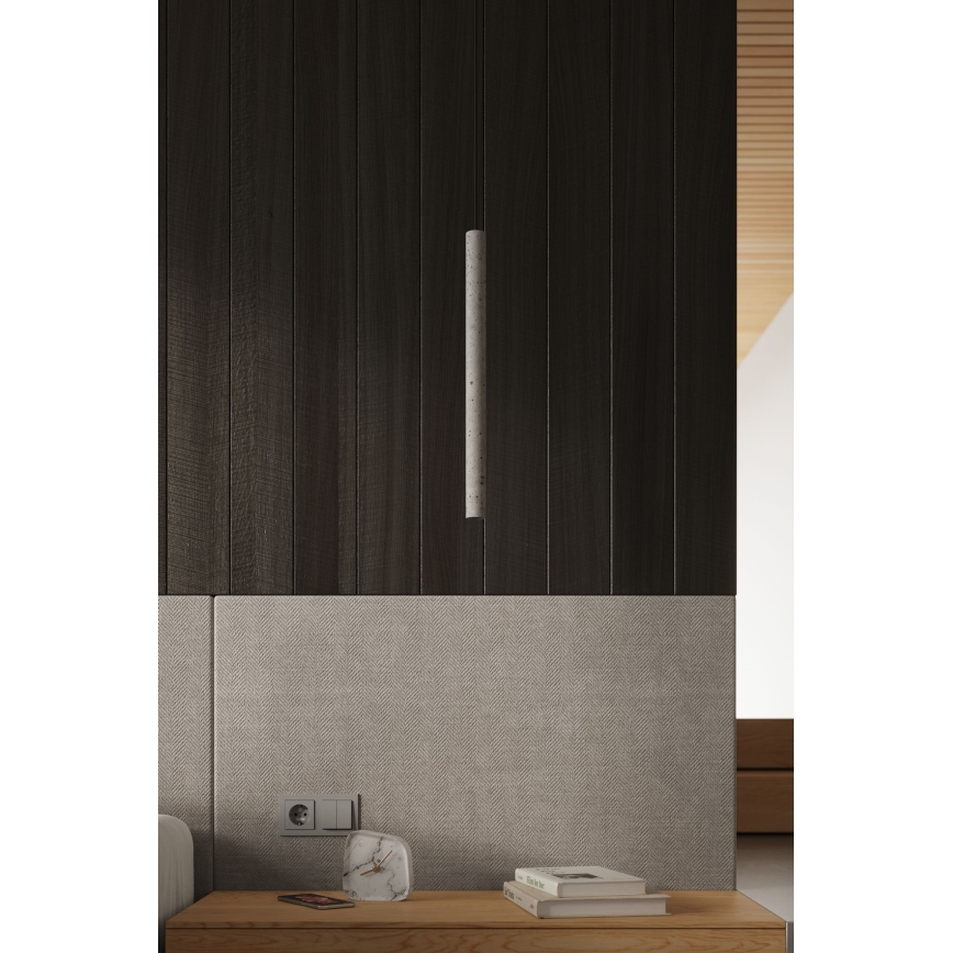 Ljuskrona med textilsladd PASTELO 1xG9/8W/230V betong