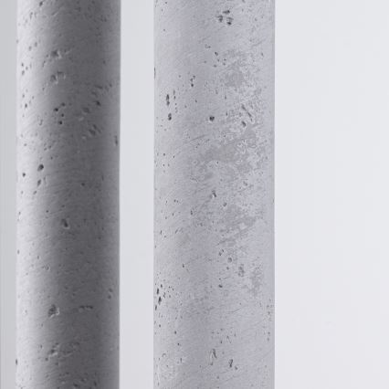 Ljuskrona med textilsladd PASTELO 5xG9/8W/230V betong