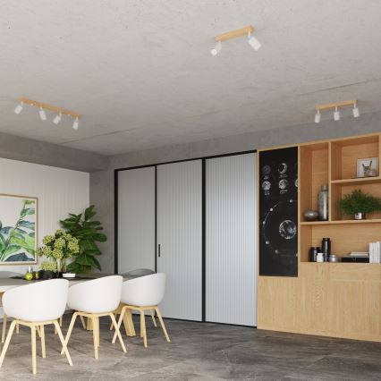 Spotlight VERDO 2xGU10/10W/230V vit/bok