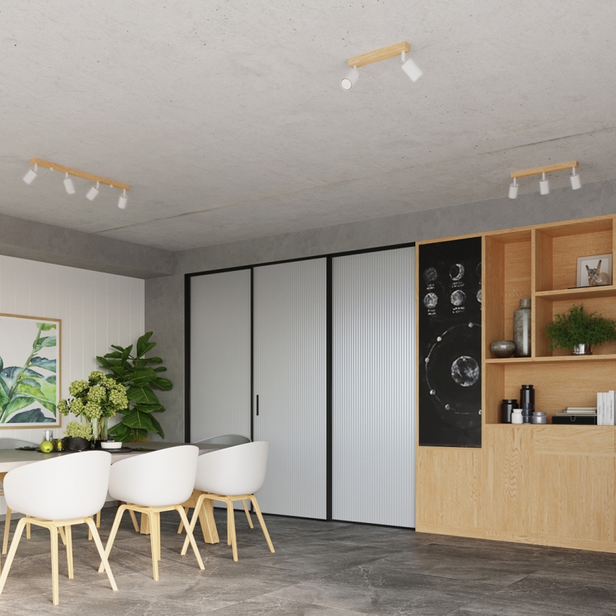 Spotlight VERDO 4xGU10/10W/230V vit/bok