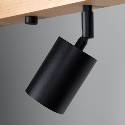 Spotlight VERDO 4xGU10/10W/230V svart/bok