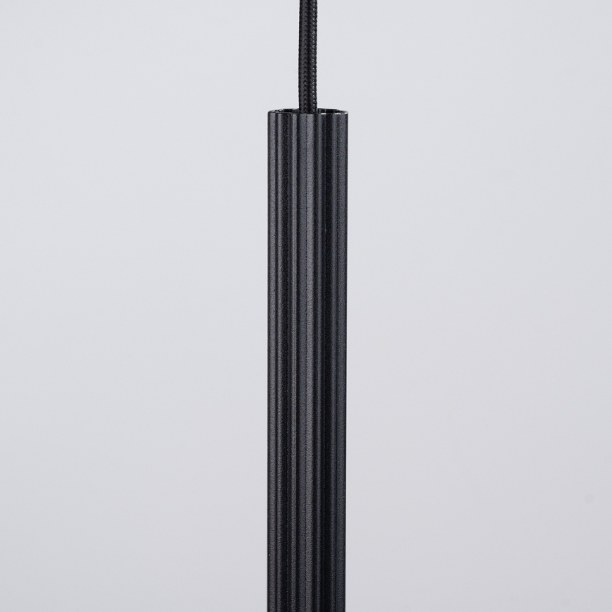 Ljuskrona med textilsladd ARCHE 1xG9/8W/230V svart