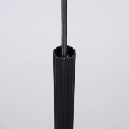 Ljuskrona med textilsladd ARCHE 1xG9/8W/230V svart