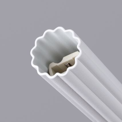 Ljuskrona med textilsladd ARCHE 3xG9/8W/230V vit