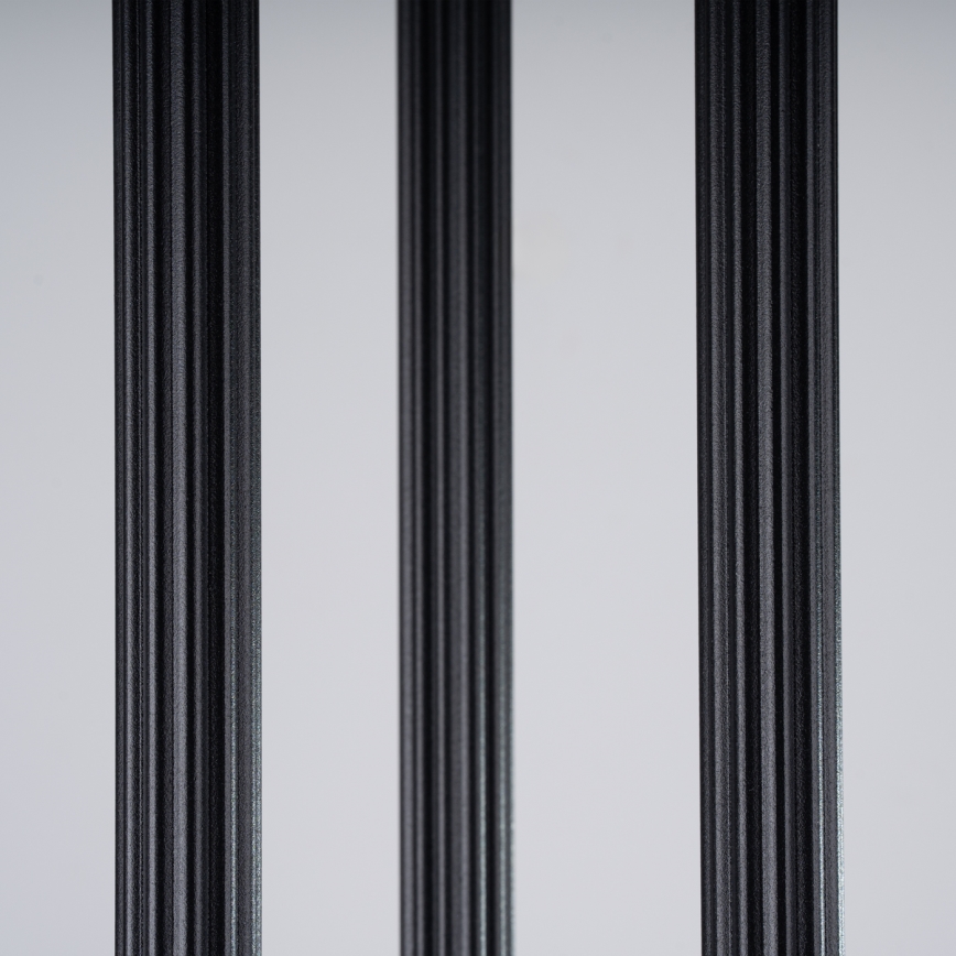 Ljuskrona med textilsladd ARCHE 3xG9/8W/230V svart