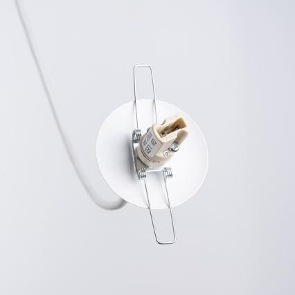 Ljuskrona med textilsladd HYPERION 3xG9/8W/230V vit