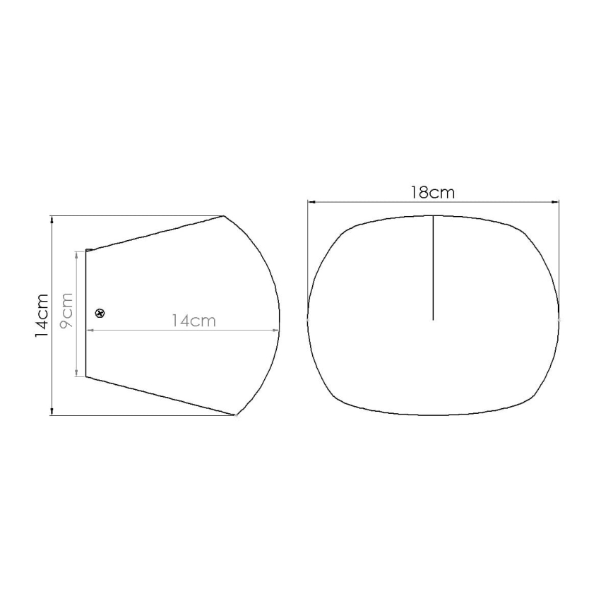 Vägglampa GLOBE 2xG9/8W/230V betong/grå