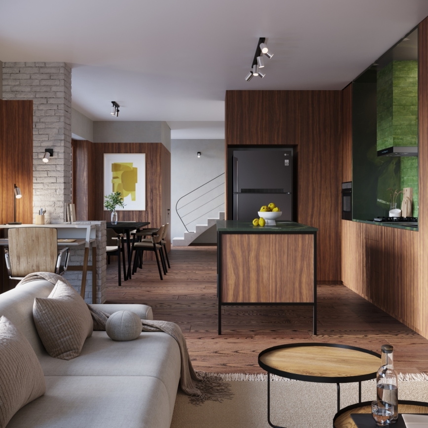 Spotlight WINX 4xGU10/10W/230V svart/skinande krom