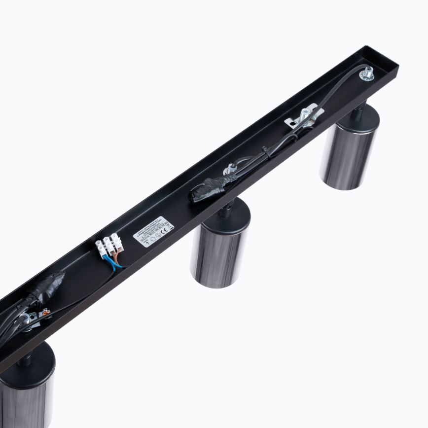 Spotlight WINX 4xGU10/10W/230V svart/skinande krom