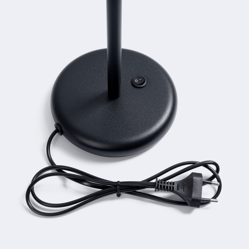 Bordslampa WINX 1xGU10/10W/230V svart/skinande krom