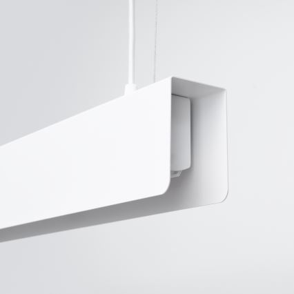 LED ljuskrona med textilsladd SPARK 1xG13/8,5W/230V vit
