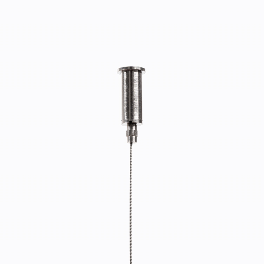 LED ljuskrona med textilsladd SPARK 1xG13/8,5W/230V vit