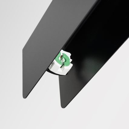 LED ljuskrona med textilsladd SPARK 1xG13/8,5W/230V svart