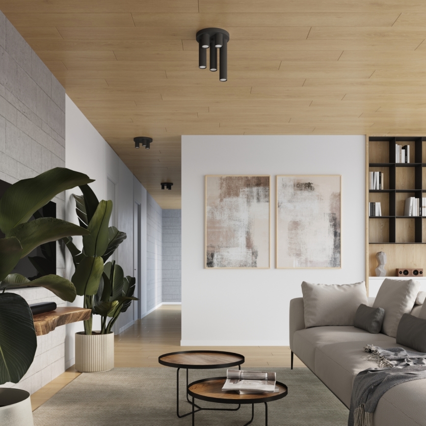 Spotlight LAGOS 5xGU10/10W/230V svart