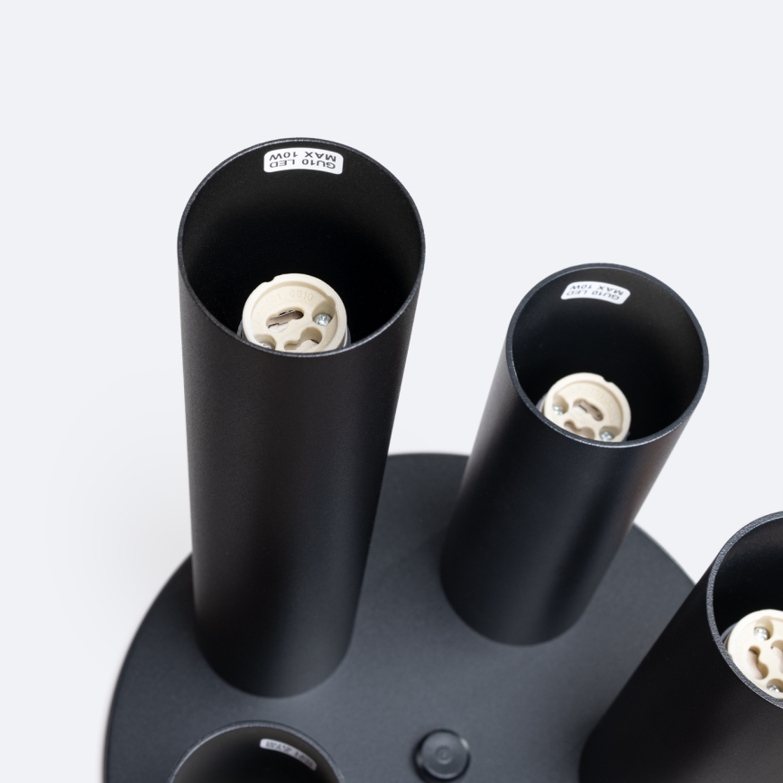 Spotlight LAGOS 5xGU10/10W/230V svart