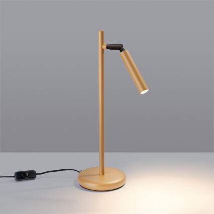 Bordslampa PASTELO 1xG9/8W/230V guld