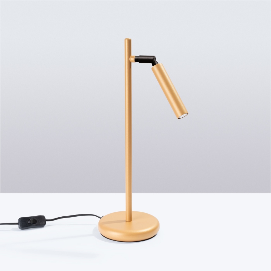 Bordslampa PASTELO 1xG9/8W/230V guld