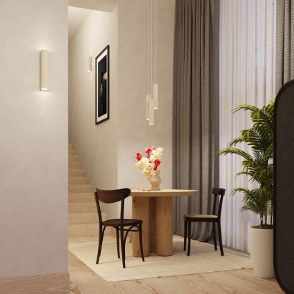 Vägglampa LAGOS 2xGU10/10W/230V grädde