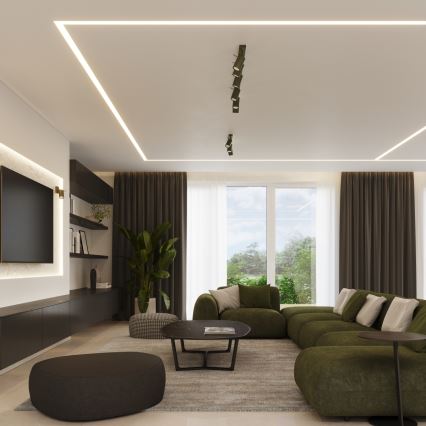 Spotlight RING 3xGU10/10W/230V grön