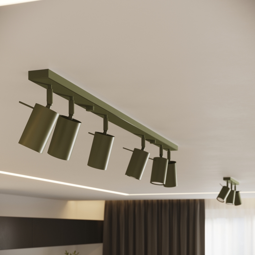 Spotlight RING 3xGU10/10W/230V grön