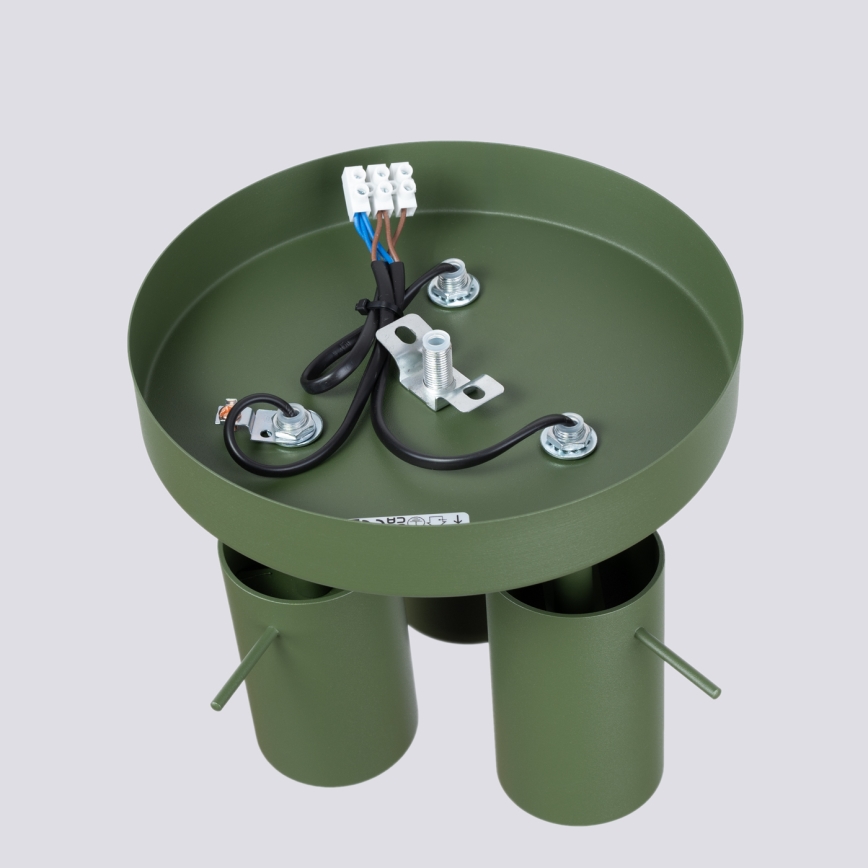 Spotlight RING 3xGU10/10W/230V grön