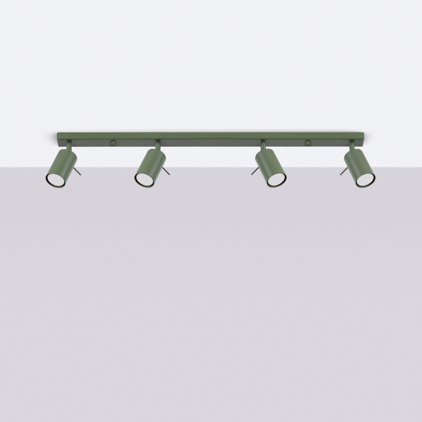 Spotlight RING 4xGU10/10W/230V grön