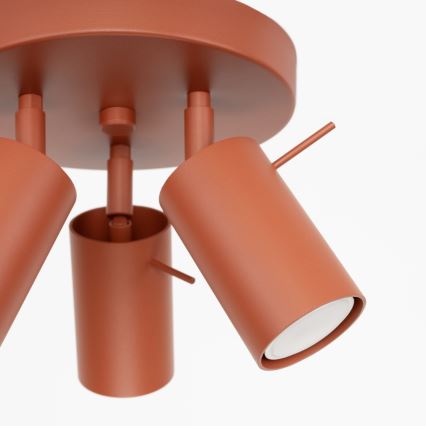 Spotlight RING 3xGU10/10W/230V röd