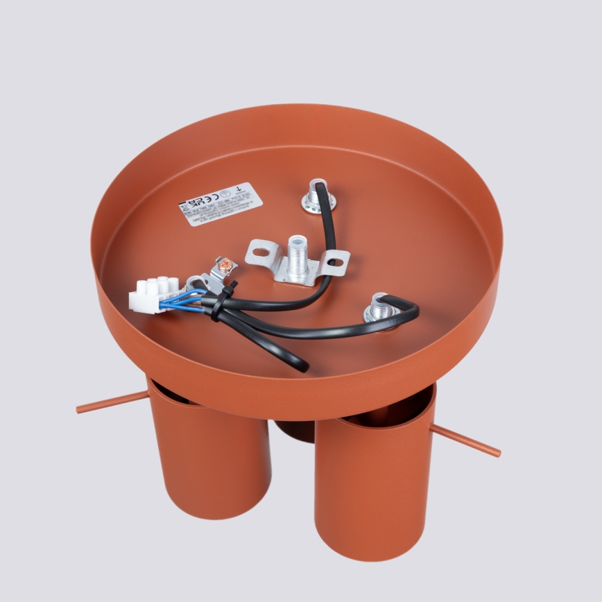 Spotlight RING 3xGU10/10W/230V röd