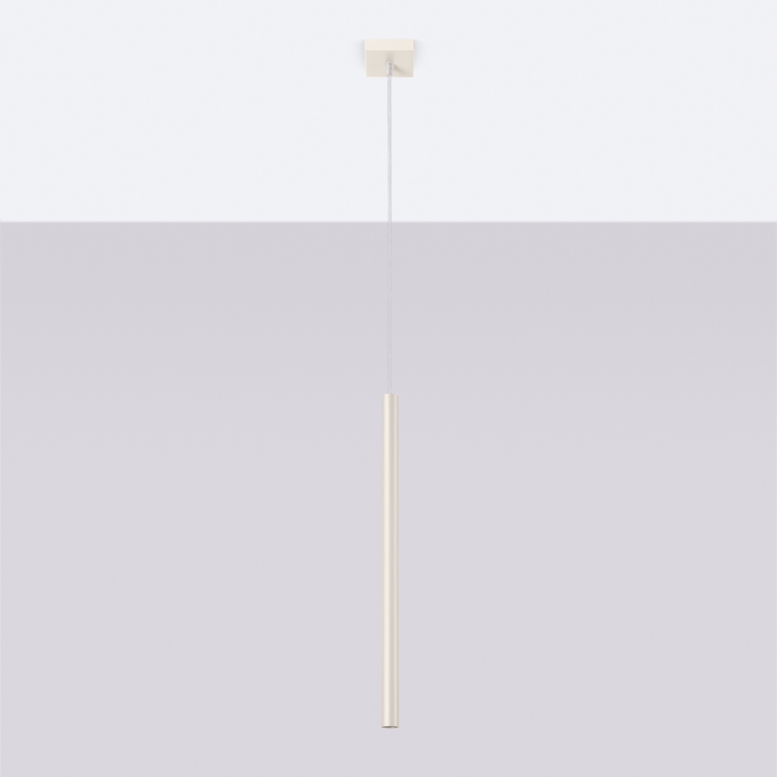 Ljuskrona med textilsladd PASTELO 1xG9/8W/230V grädde