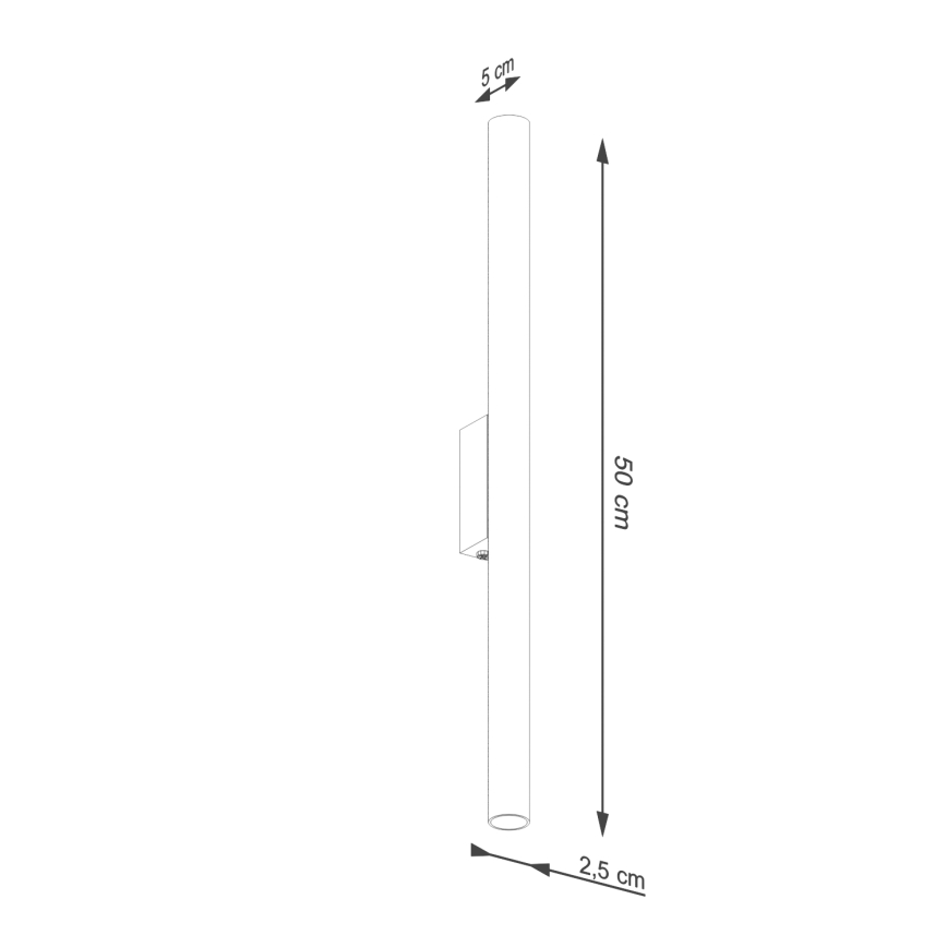 Vägglampa PASTELO 2xG9/8W/230V grädde