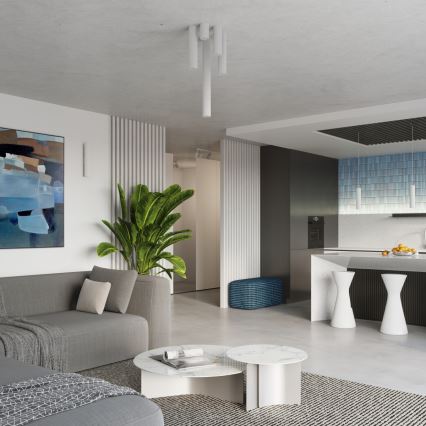 Spotlight KARBON 1xGU10/10W/230V 40 cm vit