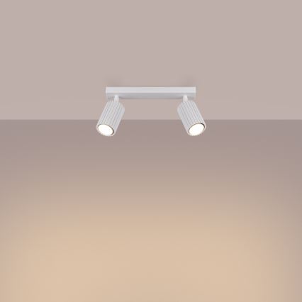 Spotlight KARBON 2xGU10/10W/230V vit