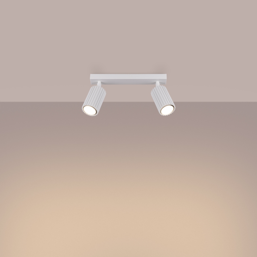 Spotlight KARBON 2xGU10/10W/230V vit