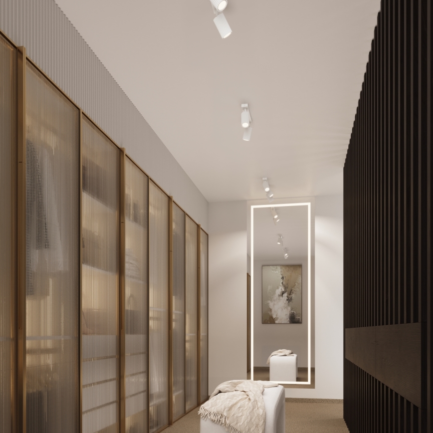 Spotlight KARBON 2xGU10/10W/230V vit