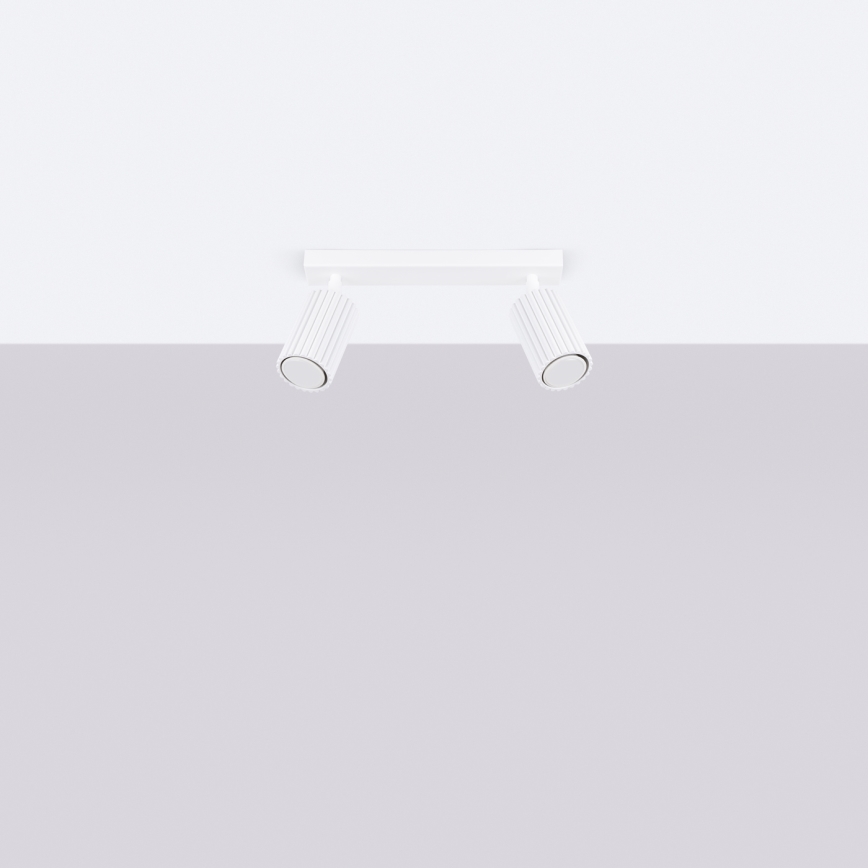 Spotlight KARBON 2xGU10/10W/230V vit